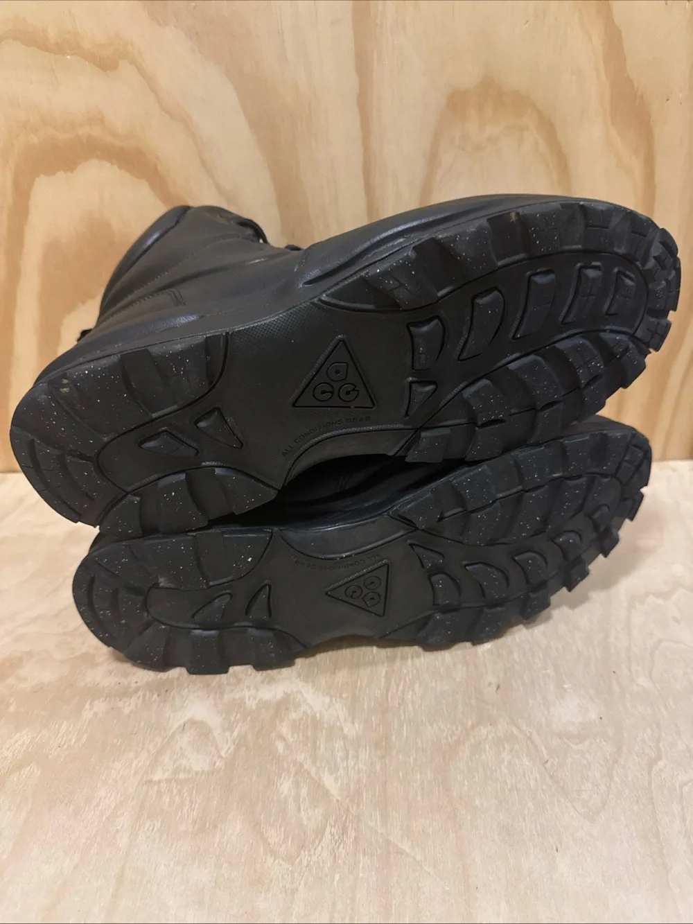 Nike ACG 2015 black leather Shoes/boots , Mens Size 13